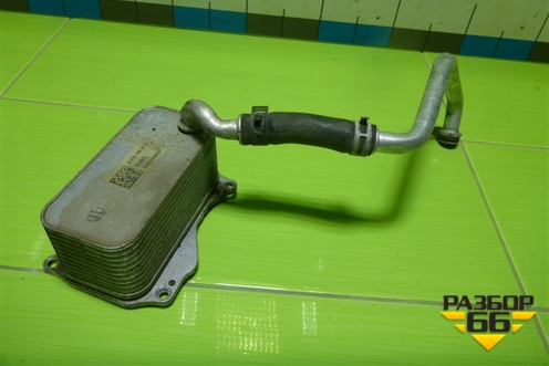 Радиатор маслоохладитель КПП (3.5л M276.955) (A2761880001) для Mercedes Benz ML-Klass W166 c 2011г (МЛ)