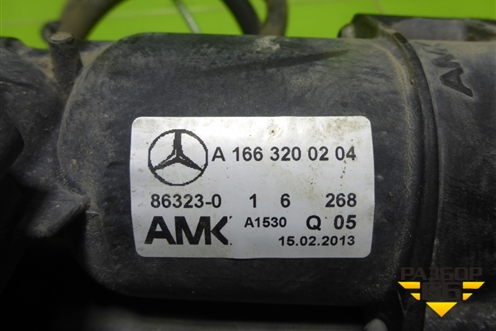 Компрессор пневматической подвески (A1663200204) для Mercedes Benz ML-Klass W166 c 2011г (МЛ)