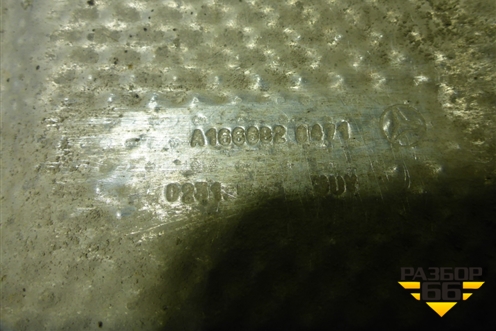 Экран тепловой (на днище) (A1666820471) для Mercedes Benz ML-Klass W166 c 2011г (МЛ)