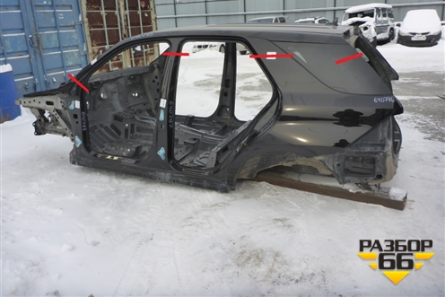 Крыша не под люк для Mercedes Benz ML-Klass W166 c 2011г (МЛ)