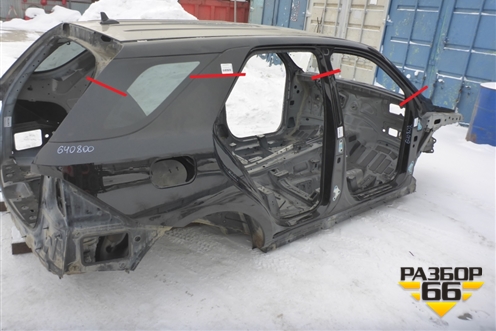 Крыша не под люк для Mercedes Benz ML-Klass W166 c 2011г (МЛ)