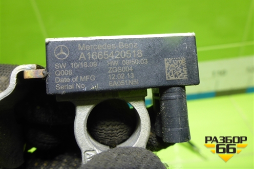 Клемма аккумулятора минус (A1665420518) для Mercedes Benz ML-Klass W166 c 2011г (МЛ)