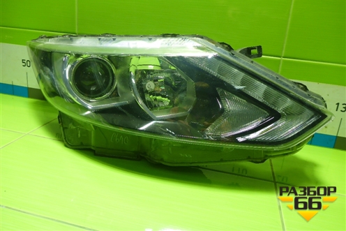 Фара правая (до 2019г галоген) (260104EH0A) для Nissan Qashqai (J11E) с 2013г (Кашкай)