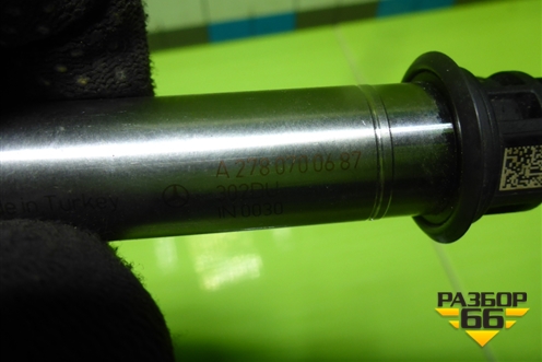 Форсунка инжекторная электрическая (3.5л M276.955) (A2780700687) для Mercedes Benz ML-Klass W166 c 2011г (МЛ)