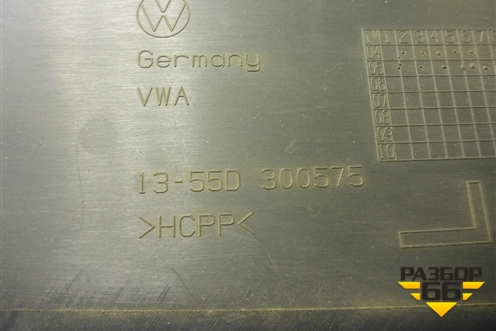 Обшивка стойки центральная нижняя левая для Volkswagen Golf V с 2003-2009г (Гольф 5)