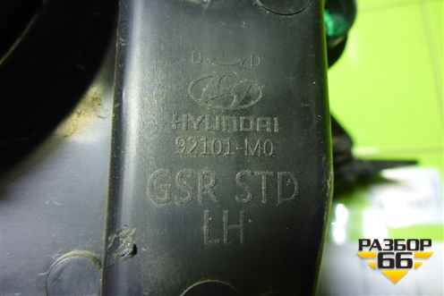 Фара левая (галоген) (92101M0000) для Hyundai Creta с 2016-2021г (Крета)