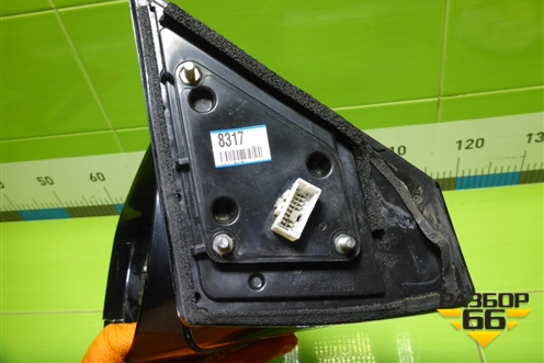 Зеркало левое электрическое (10 контактов) (876102W021) для Hyundai Santa Fe с 2012-2018г (Санта Фе)