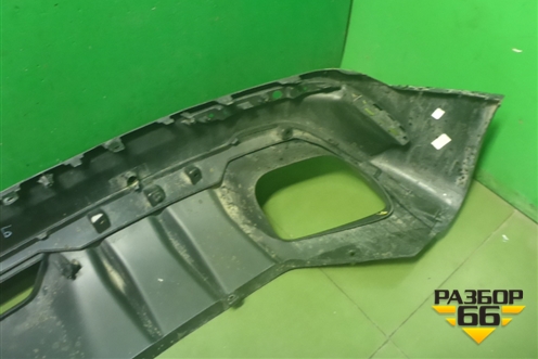 Бампер задний нижняя часть (до 2023г под парктроник) (6600124618) (6600124614) для Geely Coolray с 2019-2025г (Кулрей)