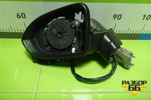 Зеркало левое электрическое (11 контактов) для Volkswagen Passat [B8] 2014-2024г (Пассат Б8)