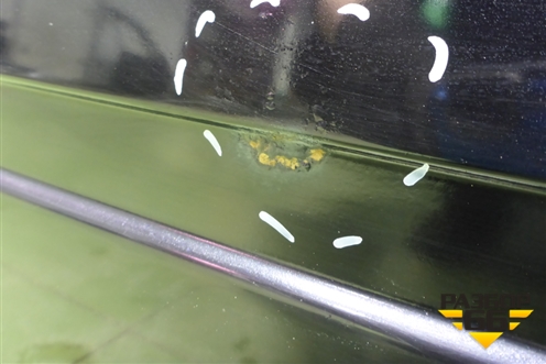 Дверь задняя левая (хетчбэк) для VAZ Kalina/Калина