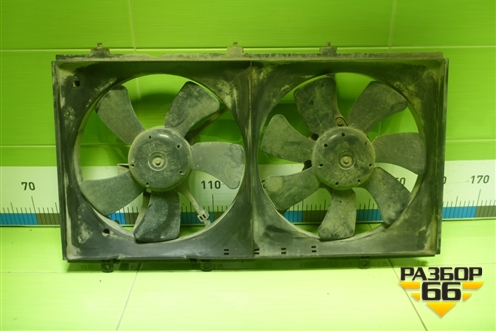 Вентилятор охлаждения радиатора для Mitsubishi Lancer-9  с 2003-2008г (Лансер)