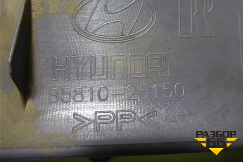 Обшивка стойки лобового стекла левая (8581025150) для Hyundai Aсcent с 2000г (Акцент)