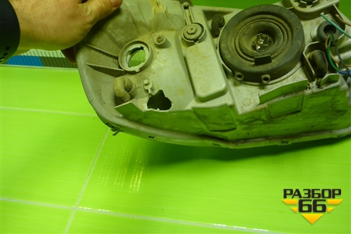 Фара левая (галоген) для Chevrolet Aveo (T250) с 2005-2011 (Авео Т250)