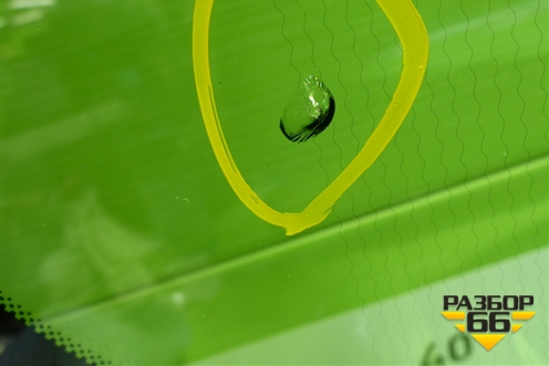 Стекло лобовое (с обогревом под датчик дождя) (5206010BQ08) для Changan CS35 Plus с 2018г (ЦС 35 плюс)