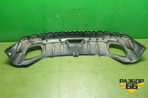 Бампер задний нижняя часть (под парктроник) (6600124618) для Geely Coolray с 2019-2025г (Кулрей)