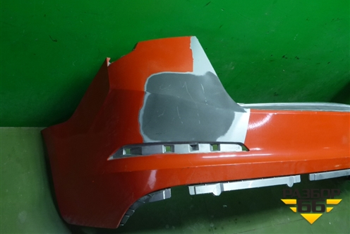 Бампер задний (60U807421D) для Skoda Rapid с 2020г (Рапид)