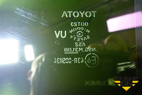 Стекло глухое правое (6271042310) для Toyota Rav-4 с 2012-2019г (Рав 4)