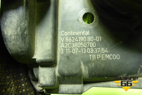 Заслонка дроссельная электрическая (1.6л EP6C 10FHBXPSA5F01) (V2C38050700) для Peugeot 408 с 2012г