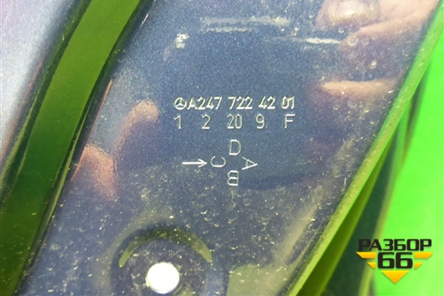 Дверь передняя правая (A2477202803) для Mercedes Benz GLA-Klass H247 с 2019г (ГЛА)