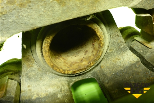 Суппорт задний левый для Mitsubishi Pajero/Montero с 2007г (Паджеро 4/Монтеро)