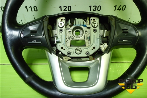 Рулевое колесо под AIR BAG без AIR BAG (кожа до 2015г) (561104Y801ASQ) для Kia Rio с 2011-2016г (Рио 3)