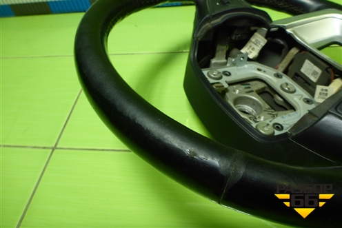 Рулевое колесо под AIR BAG без AIR BAG (кожа до 2015г) (561104Y801ASQ) для Kia Rio с 2011-2016г (Рио 3)