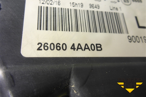 Фара левая (260604AA0B) для Nissan Almera G15 с 2012г (Альмера Г15)