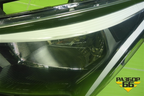 Фара левая (после 2020г галоген) (92101H0500) для Kia Rio с 2017г (Рио 4)