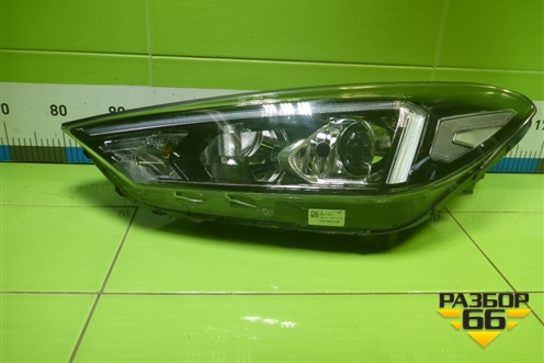 Фара левая (после 2018г галоген с ДХО) (92101D7600) для Hyundai Tucson с 2015-2022г (Туксон)