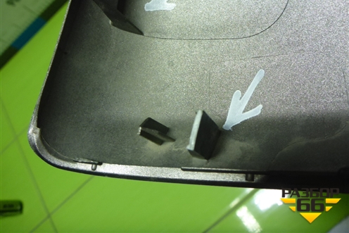 Накладка зеркала правого для Toyota Land Cruiser Prado(150) с 2009г (Ленд Крузер Прадо)