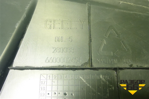 Накладка декоративная на переднюю панель (6600002495) для Geely Tugella с 2019г (Тугелла)