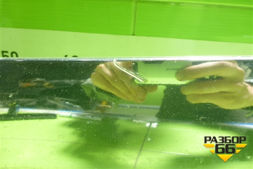 Накладка переднего бампера центральная (A1668808540) для Mercedes Benz ML-Klass W166 c 2011г (МЛ)