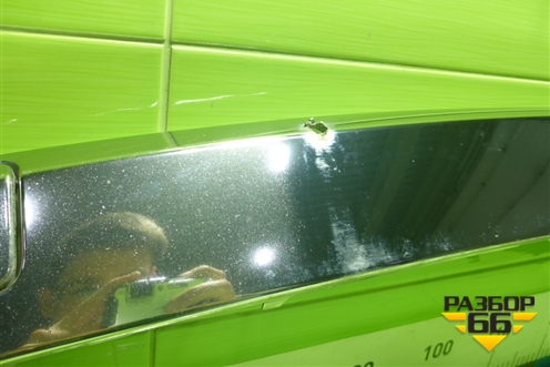 Накладка переднего бампера центральная (A1668808540) для Mercedes Benz ML-Klass W166 c 2011г (МЛ)