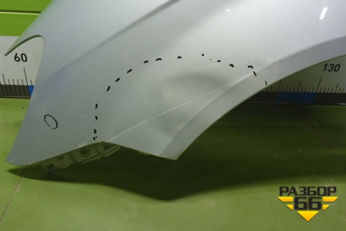 Крыло переднее левое (663111C350) для Hyundai Getz с 2002г (Гетц)