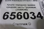 Крыло переднее правое средняя часть  (2599546) для Scania 6 R Series с 2016г