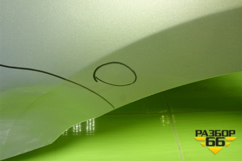 Крыло переднее левое (с отверстием под повторитель) (66311H0000) для Kia Rio с 2017г (Рио 4)