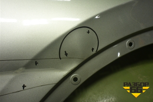 Крыло переднее правое (5NA821106) для Volkswagen Tiguan с 2016г (Тигуан)