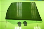 Стекло двери задней левой для Mitsubishi Colt с 2004г