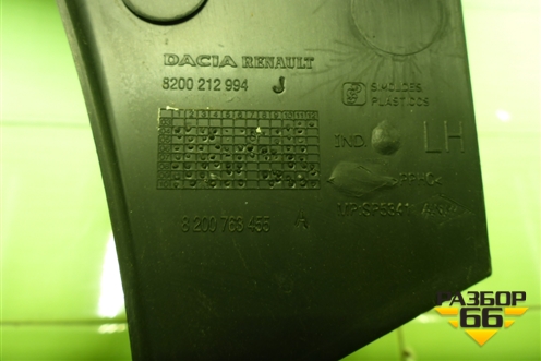 Обшивка стойки задняя верхняя левая (8200212994) для Renault Logan с 2004-2015г