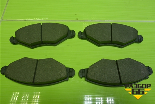 Колодки тормозные передние (654020BSX) для Peugeot 206 с1998г