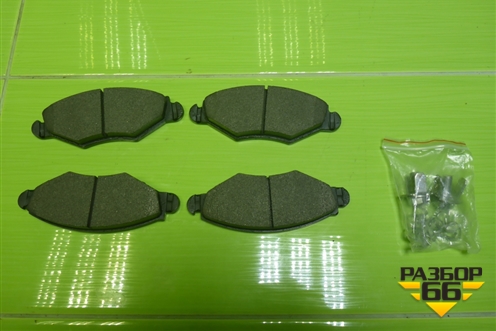 Колодки тормозные передние (654020BSX) для Peugeot 206 с1998г