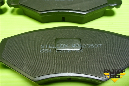 Колодки тормозные передние (654020BSX) для Peugeot 206 с1998г