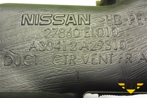 Воздуховод отопителя (27860EL010) для Nissan Tiida (C11X) с 2004-2013г