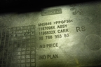 Кронштейн (накладки порога задний правый) (9676635380) для Peugeot 408 с 2012г