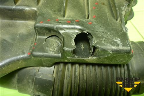 Корпус воздушного фильтра (TU5JP4 NFU 1.6л) (9650644480) для Peugeot 408 с 2012г