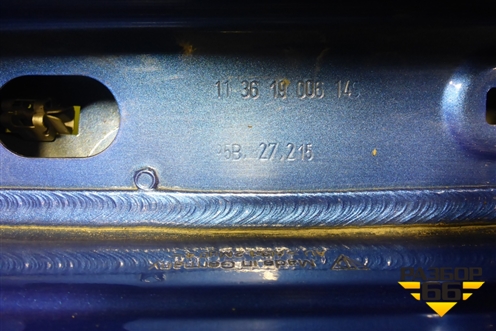 Дверь багажника без стекла (95B827215) для Porsche Macan с 2014г (Макан)