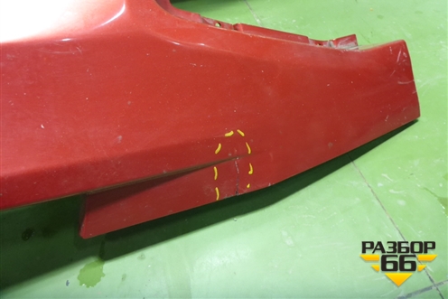 Бампер передний правая часть  (532MBB00016) для DAYUN CGC4250