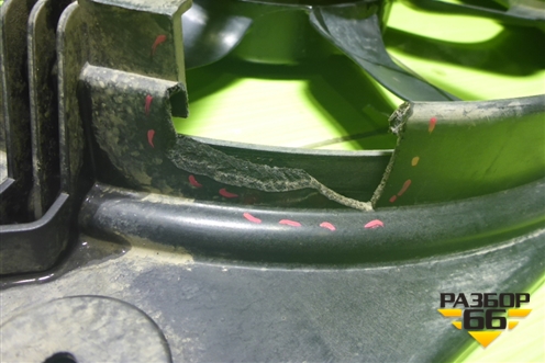 Вентилятор охлаждения радиатора (8450045718) для VAZ Vesta/Веста с 2015г