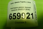 Накладка двери задней правой (6600213646) для Geely Tugella с 2019г (Тугелла)