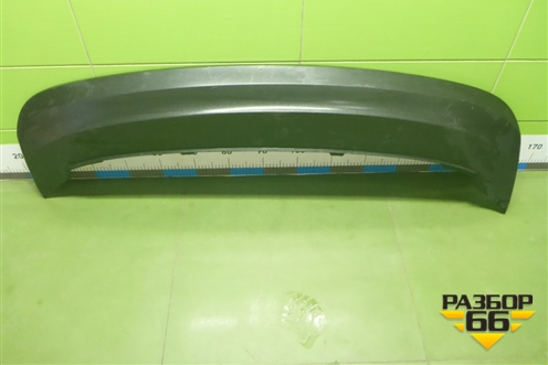 Юбка заднего бампера (5JH807521) для Skoda Rapid с 2013г (Рапид)